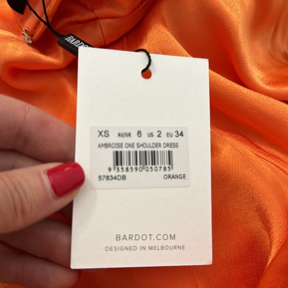Bardot Ambrose One Shoulder Dress NWT size 2 - Picture 10 of 10